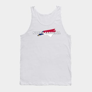 North Carolina Colored State Tank Top